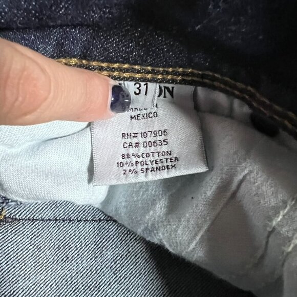 HUDSON Collin Mid-Rise Skinny Jeans Sz 31 x 31 - Picture 4 of 9